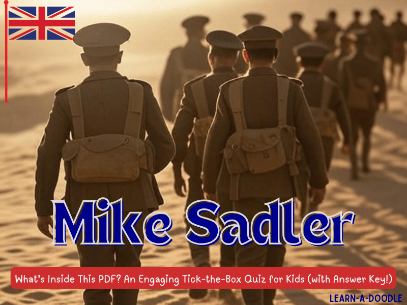 Mike Sadler Tick-the-Box Quiz for Kids: Test your Knowledge on a Desert War Hero