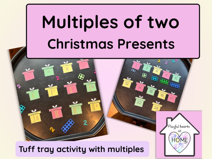 Multiples of two - Christmas presents