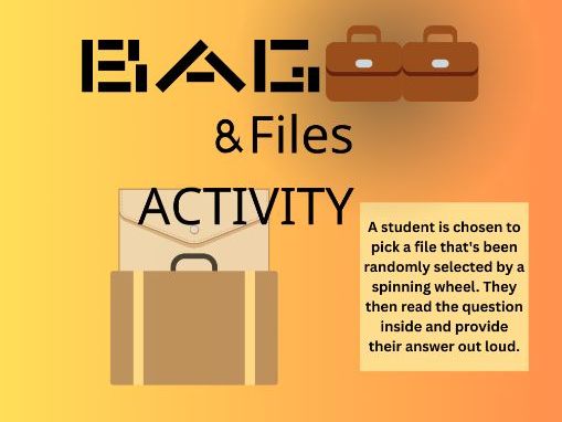 Bag and file activity
