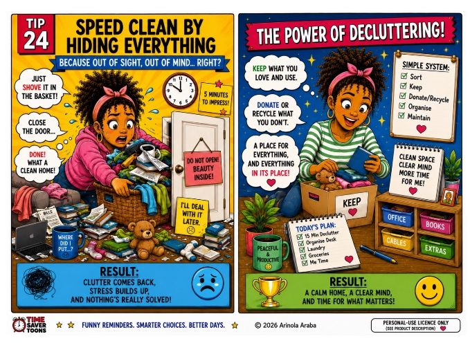 Time-Saving Tips That Waste More Time™ – Wall Art Collection 5