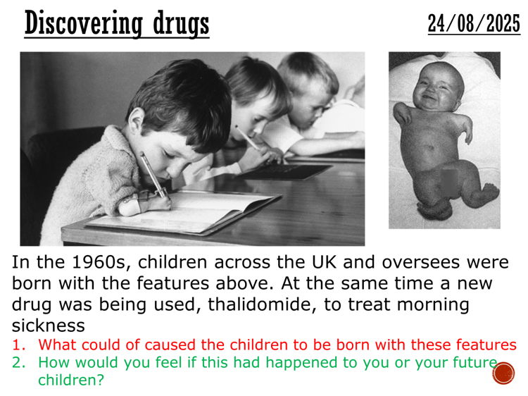 Discovering drugs - complete lesson (GCSE 1-9)