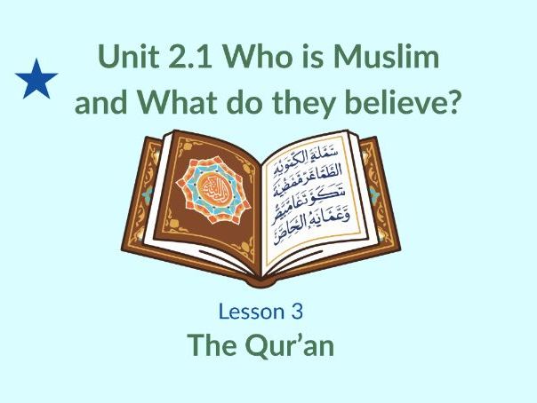 KS1 RE – Islam: Why is the Qur’an Special? (Lesson 3)