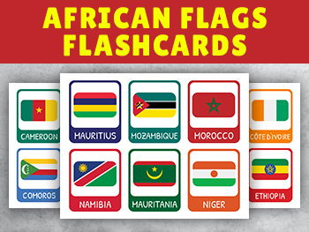 African Flags Flashcards