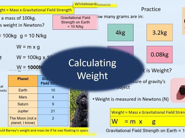 KS3 - Calculating Weight