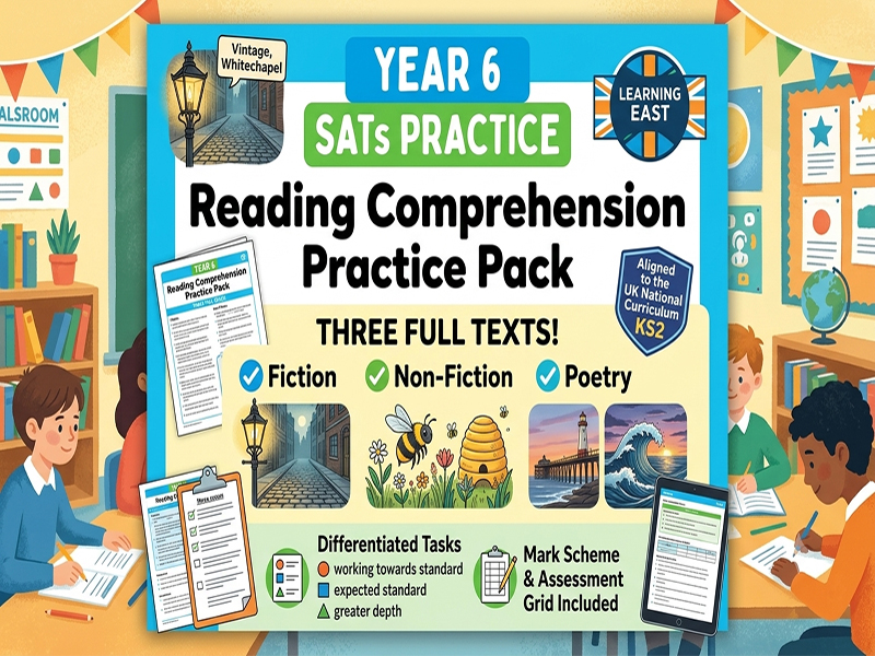 Year 6 SATs Reading Pack: 3 Texts & Answers