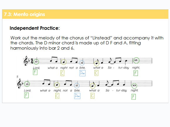 Year 7 Reggae – Mento Origins | KS3 Music Lesson 3