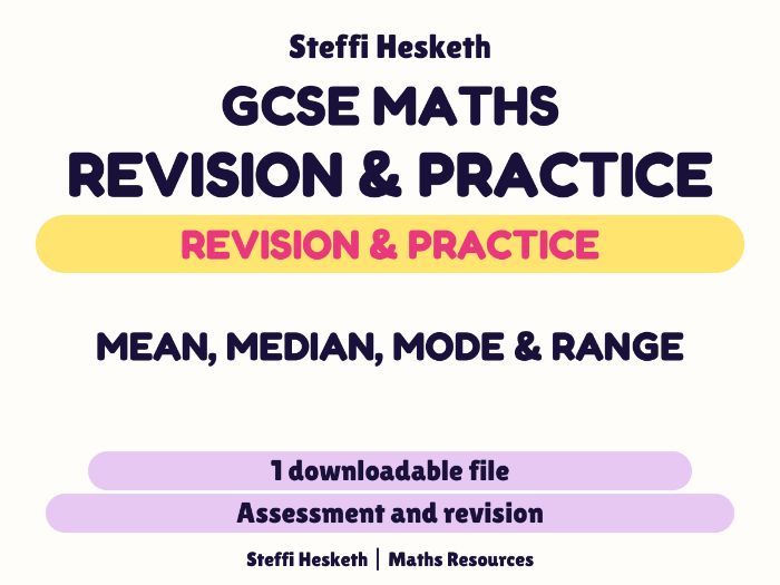 GCSE Averages: Mean, Median, Mode and Range
