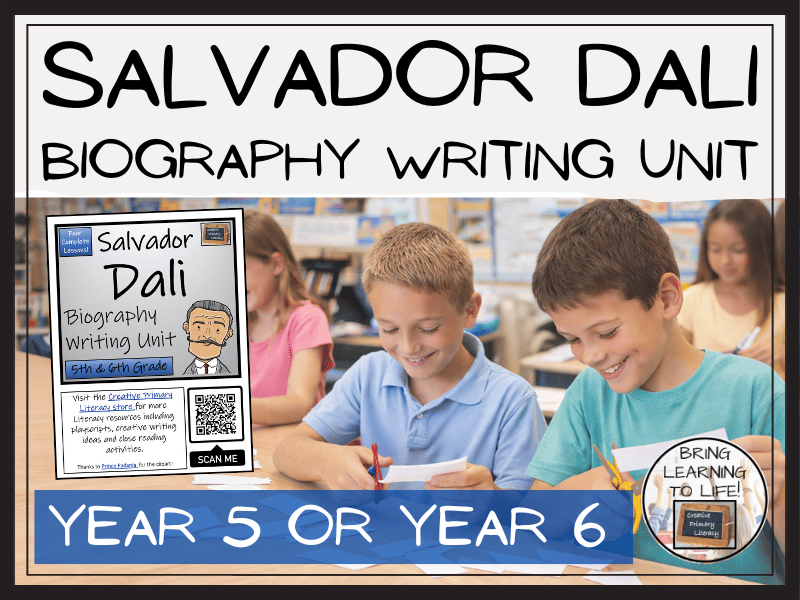 Salvador Dali Biography Writing Unit | Year 5 or Year 6