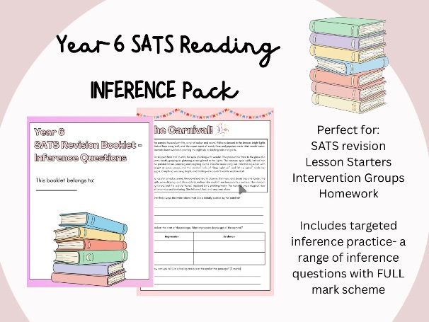 Targeted Inference Practice: SATs-Style Reading Comprehension Texts + Teacher Mark Scheme