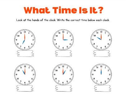 Time Worksheet