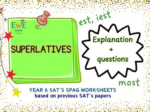 Superlatives Worksheet