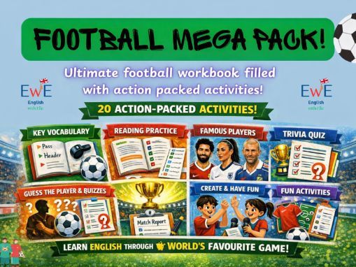 Football Mega Activity Pack  | The Ultimate Football Learning Workbook  | KS2, KS3