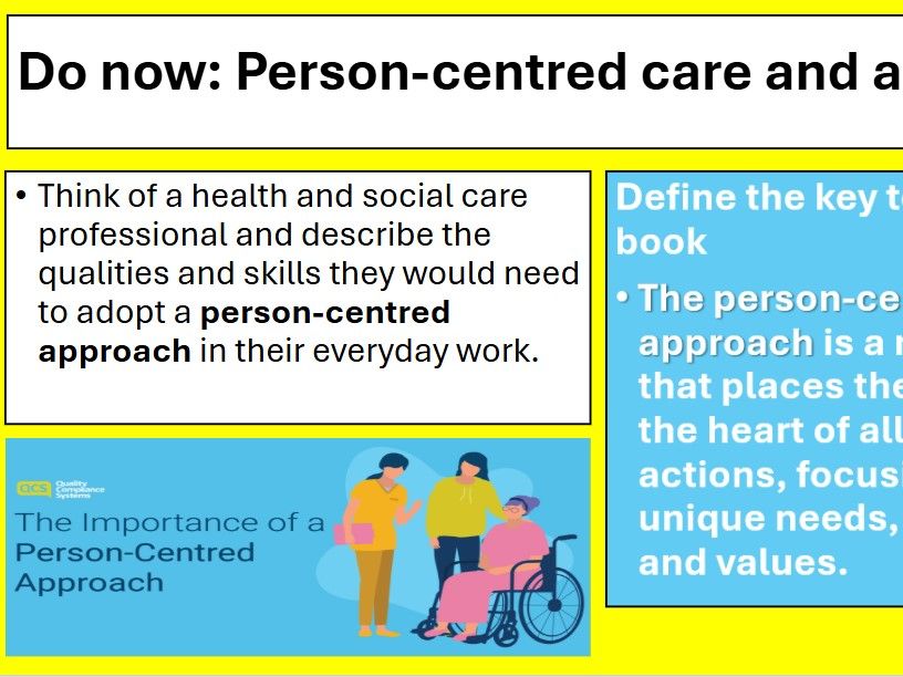 AAQ Level 3 Health and Social Care Unit 3 Principles of Health and social care practice 3.2 (L1)