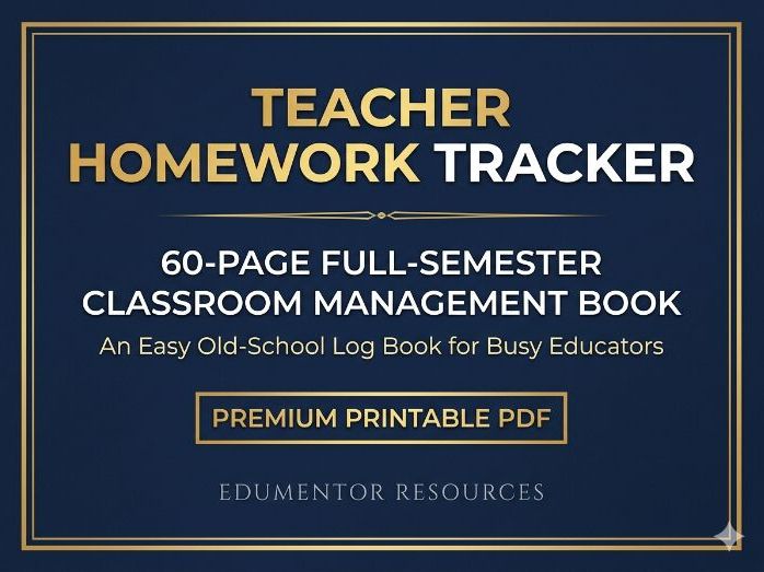 Teacher Homework Tracker