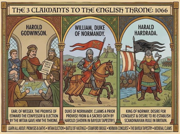 Lesson 2 of 16: Who Should Be King? The Three Claimants