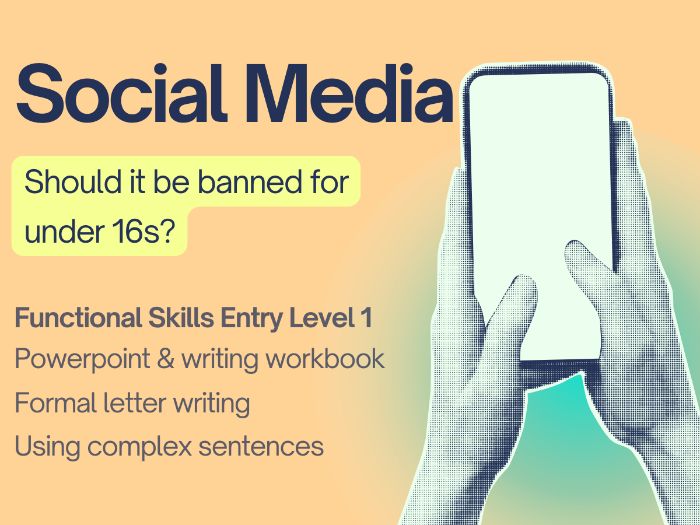 Functional Skills English Level 1 – Formal Letter Writing - Social Media Ban