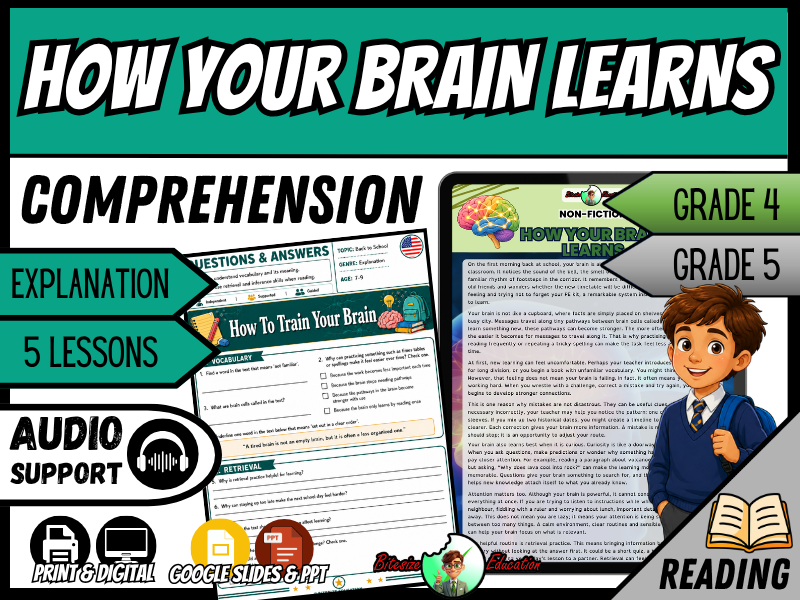How Your Brain Works | Back To School | Reading Comprehension | Year 5 and 6