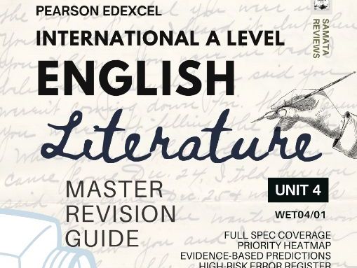 Pearson Edexcel IAL English Literature Unit 4 (WET04/01) Master Revision Guide: Shakespeare