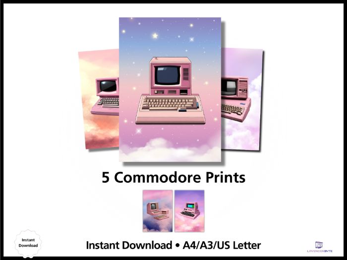 Commodore 64 Vintage Computer Poster – Computing Classroom Display