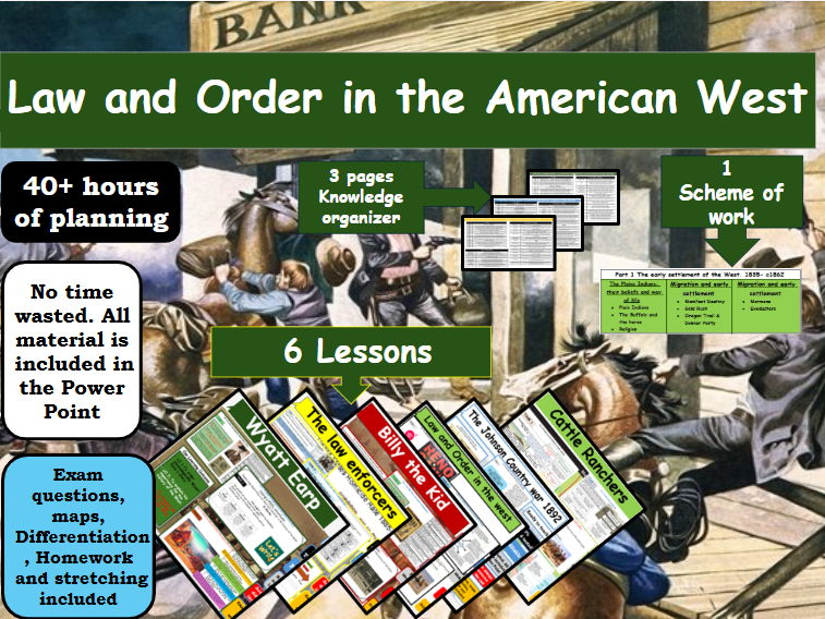 Law and Order in the American West – Crime and Outlaws GCSE History