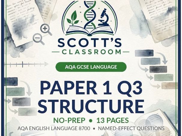 AQA English Language Paper 1 Q3 Structure