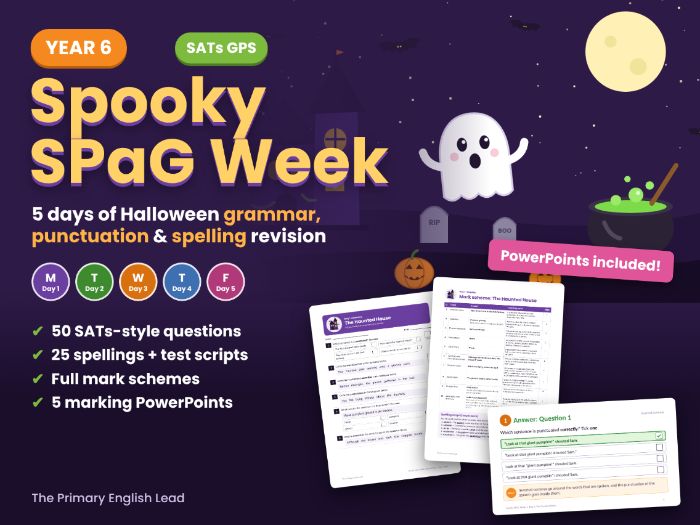 Y6 SPaG SATs Revision: Spooky SPaG Week