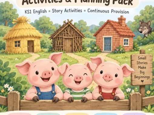 Year 1 Three Little Pigs 3-Week English Pack