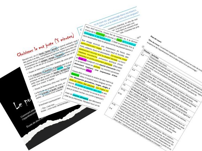 French Halloween lesson - Dracula extract analysis