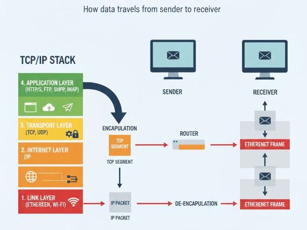 GCSE Layers, protocols and data transfer worksheet