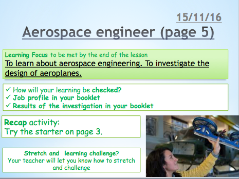 Practical Science Careers project