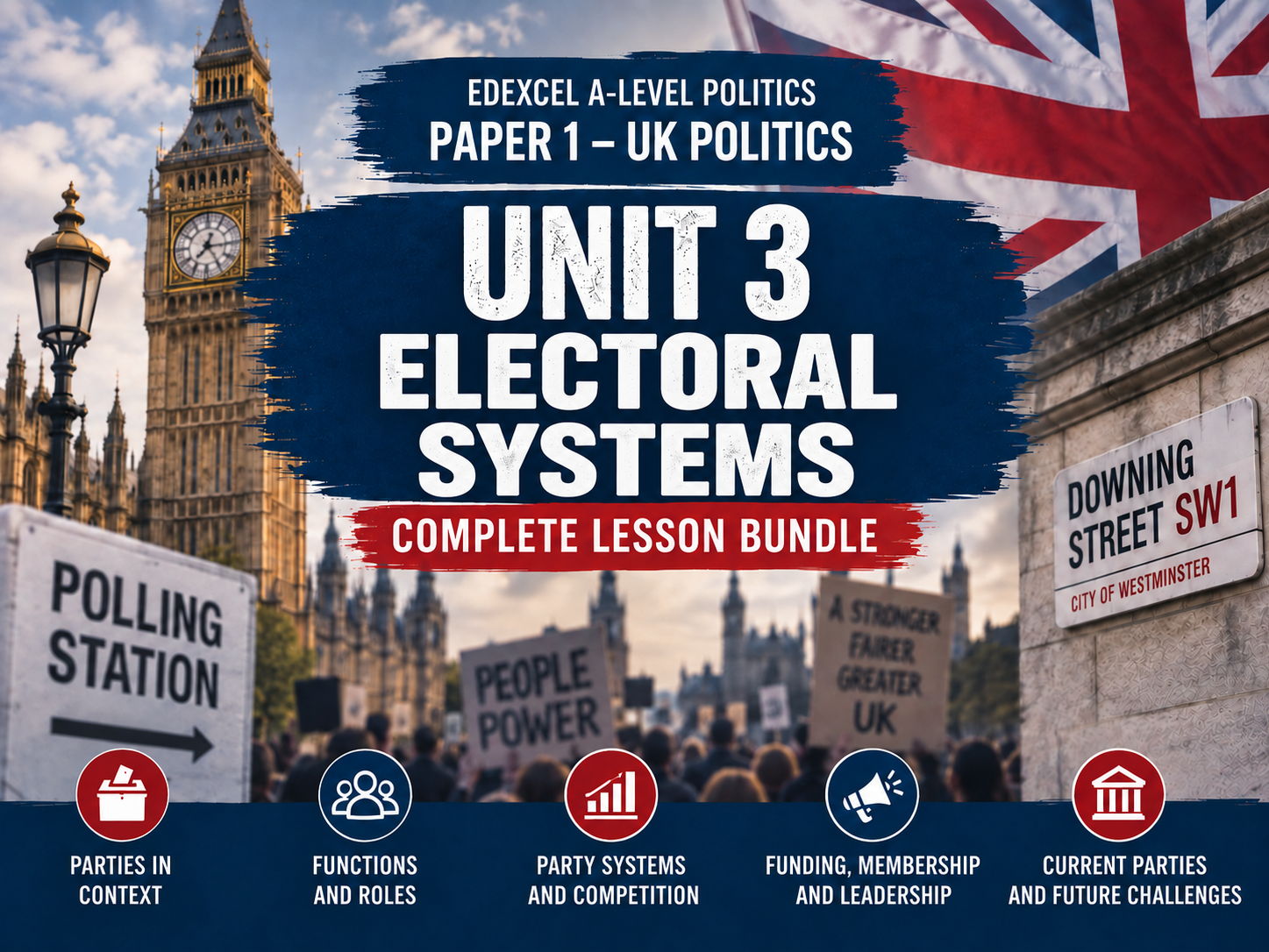 Politics Paper 1 (UK Politics) - Unit 3 - Electoral Systems
