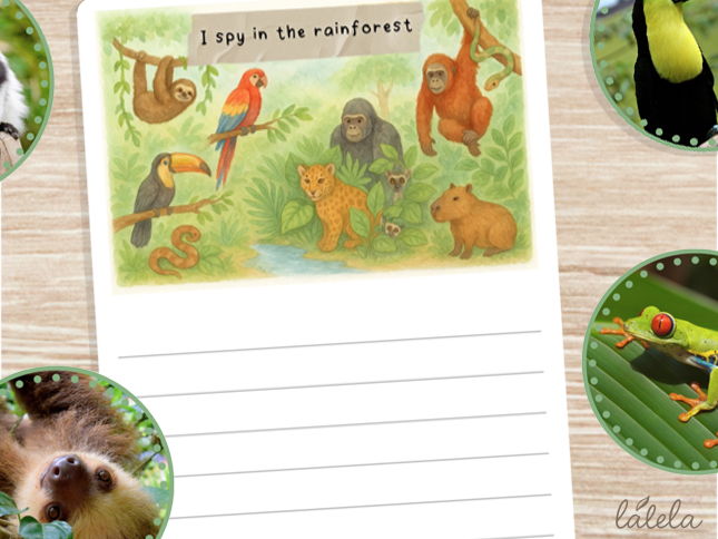 EYFS Writing - Jungle-Themed Literacy