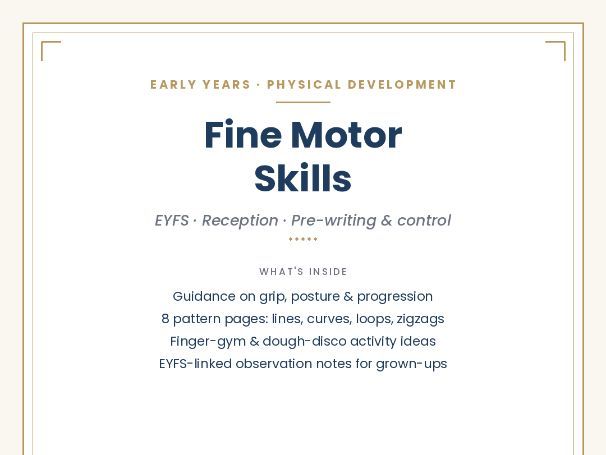 Fine Motor Skills