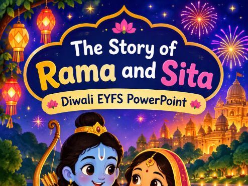 The Story of Rama and Sita PowerPoint | Diwali EYFS Nursery & Reception
