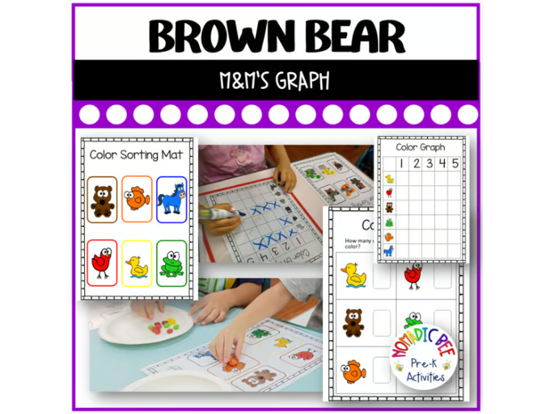 Brown Bear, Brown Bear M&M's Graphing Activity
