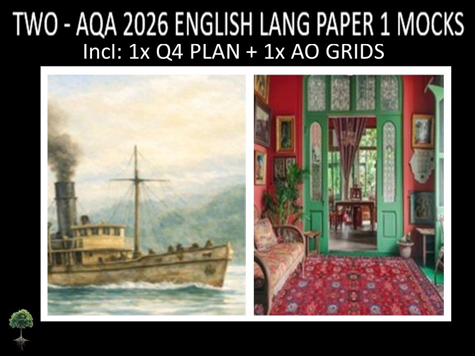 TWO - AQA PAPER 1 | 2026 FULL MOCKS | Q4 PLAN | AO GRIDS