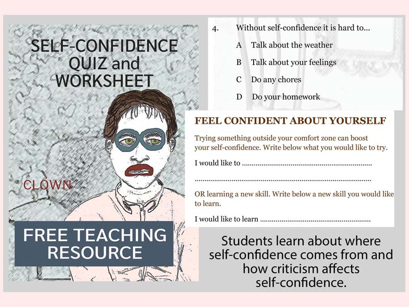 Self-confidence Quiz and Worksheet (US)