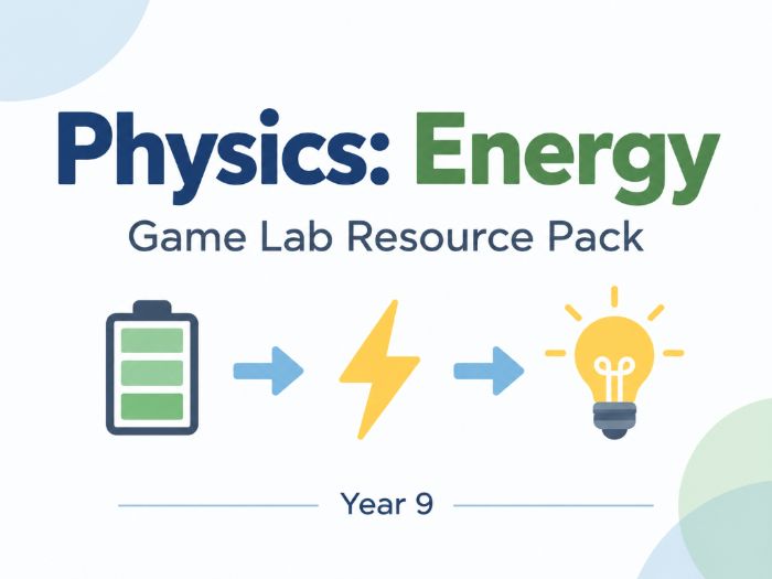 Year 9 Physics: Energy - Core GAME Pack