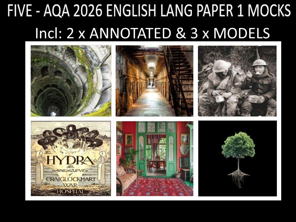 FIVE - AQA PAPER 1 | 2026 FULL MOCKS | ANNOTATED | MODELS