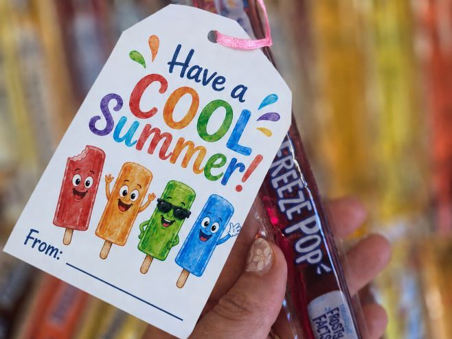 Ice pops tag