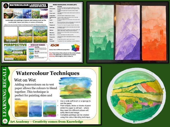 Art Academy 2026 - Watercolour Landscapes (Lower Key Stage 2)