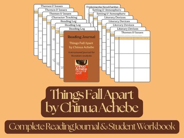 Things Fall Apart by Chinua Achebe – Complete Reading Journal & Study Guide