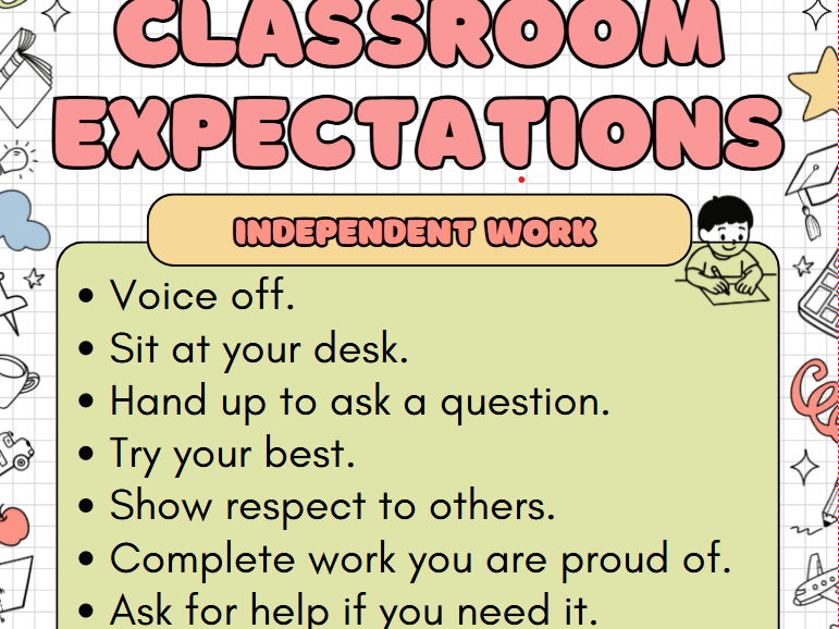 Classroom rules and expectations