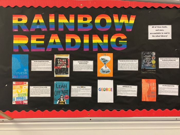 LGBT YA Book Display