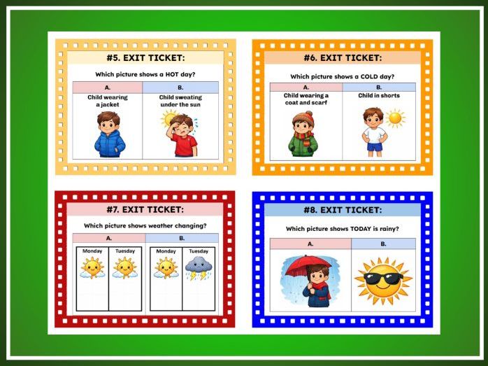 Watching Weather Change Every Day and Season | Kindergarten Science | TEKS K.10B