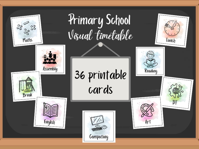 Primary School - Visual Timetable