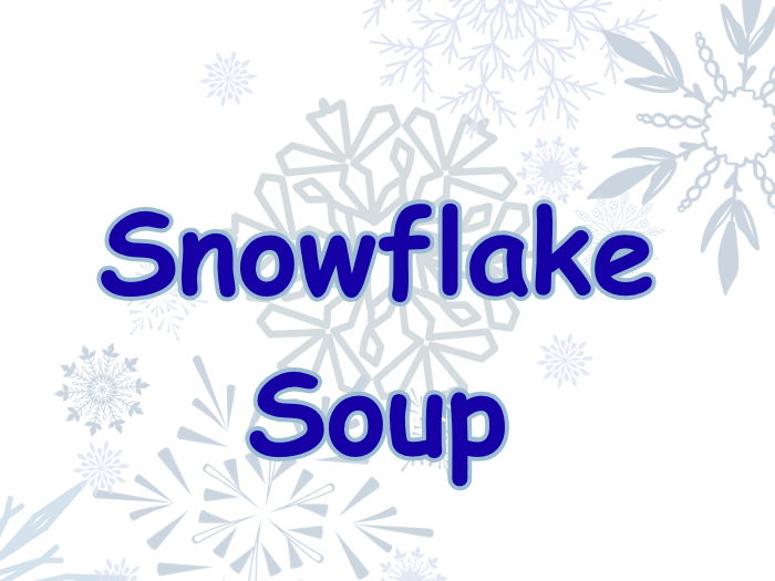 Snowflake Soup Tuff Tray