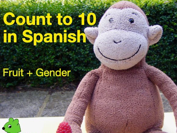 Count to 10 in Spanish with Fruit