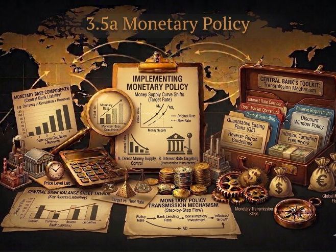 The Econ Blueprint | IB Economics 3.5a: Monetary Policy | Student + Teacher Guide | SL & HL