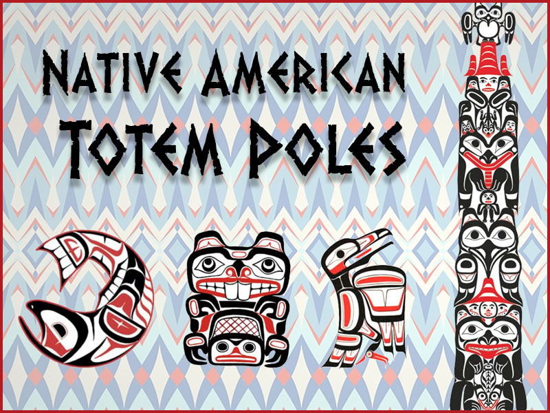 Native American Totem Poles with Drawing Activity